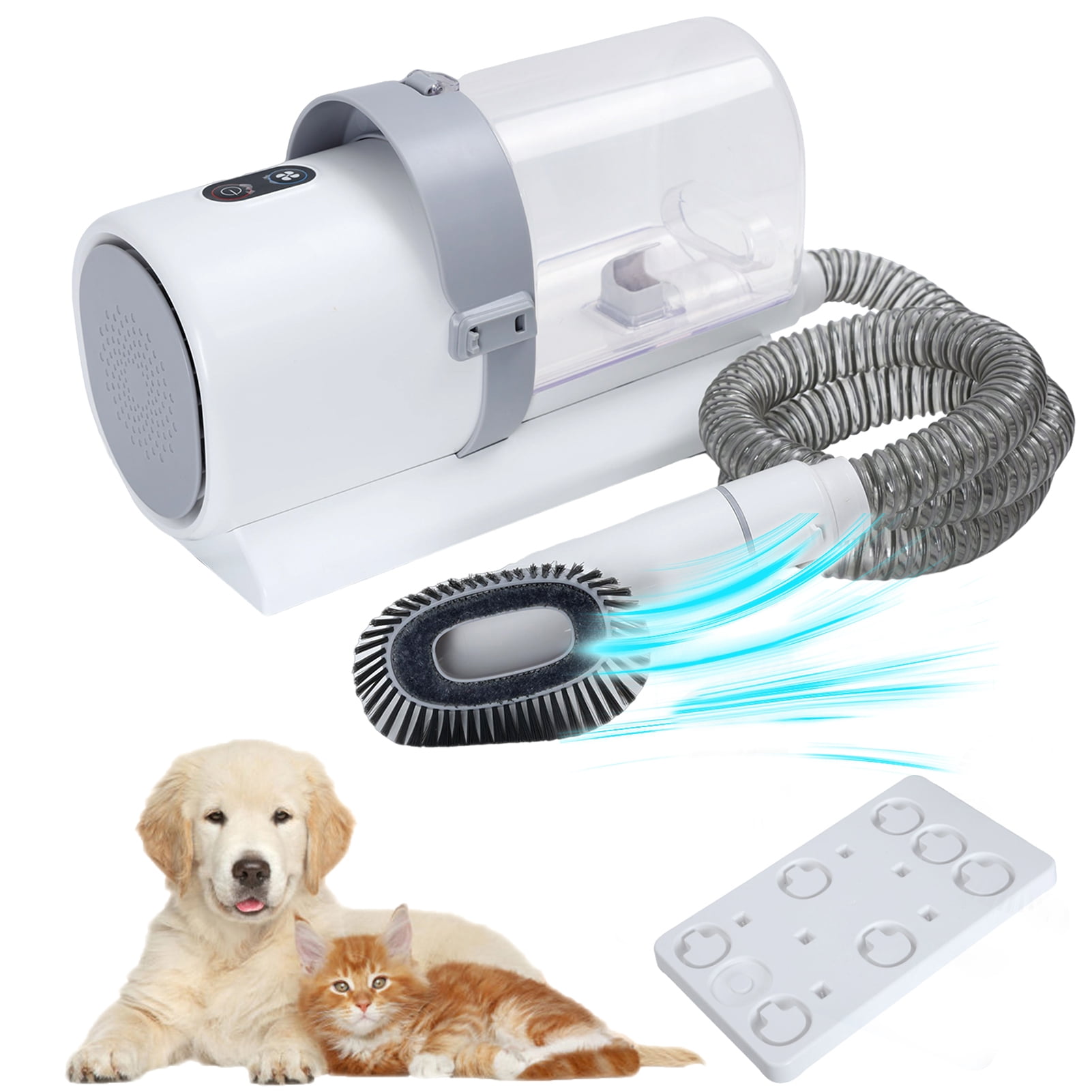 AQRS Dog Hair Vacuum & Grooming Kit, Pet Grooming Vacuum with 4 Limited ...