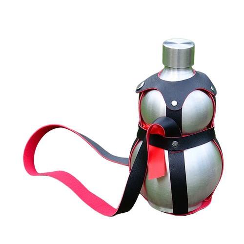 AQRS Gourd Water Bottle 1500ml Stainless Steel Sports Travel Gym Bottle