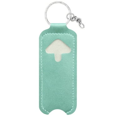 AQRS Lipstick Storage Bag Small Portable Lip Balm Bag with Keychain Convenient Lipstick Carrying Case for Outdoor