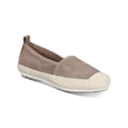 thumbnail image 1 of AQUA COLLEGE Womens Gray Removable Insole Comfort Waterproof Cushioned Blink Round Toe Wedge Slip On Leather Espadrille Shoes 6.5 M, 1 of 4