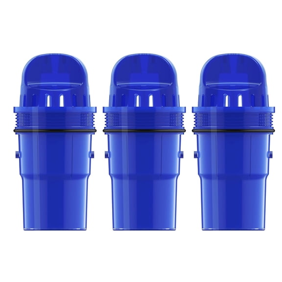 AQUA CREST 3 Packs Pitcher Water Filter Replacement for All PUR, PUR Plus Pitcher and Dispenser Filtration Systems, CRF950Z, PPF951K, PPF900Z, NSF Certified
