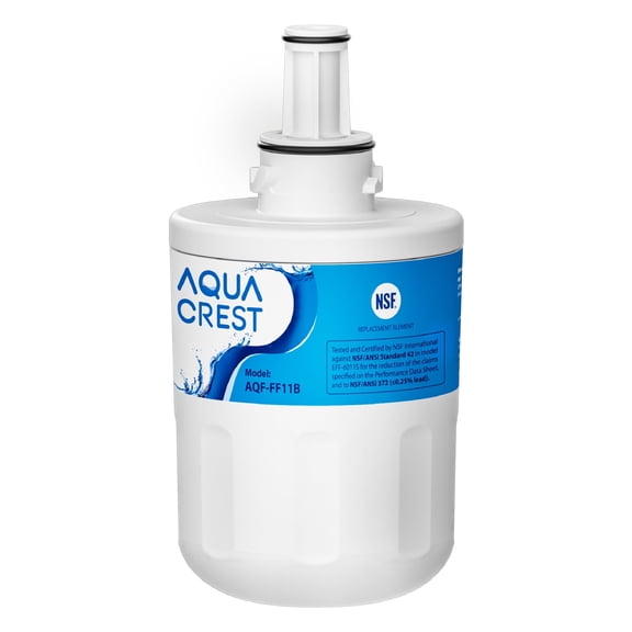 AQUA CREST AQF-FF1B Refrigerator Water Filter, Replacement for Samsung® DA29-00003G, DA29-00003B, DA29-00003A, Aqua-Pure Plus, HAFCU1, RFG237AARS, FMS-1, RS22HDHPNSR, RSG257AARS, WSS-1