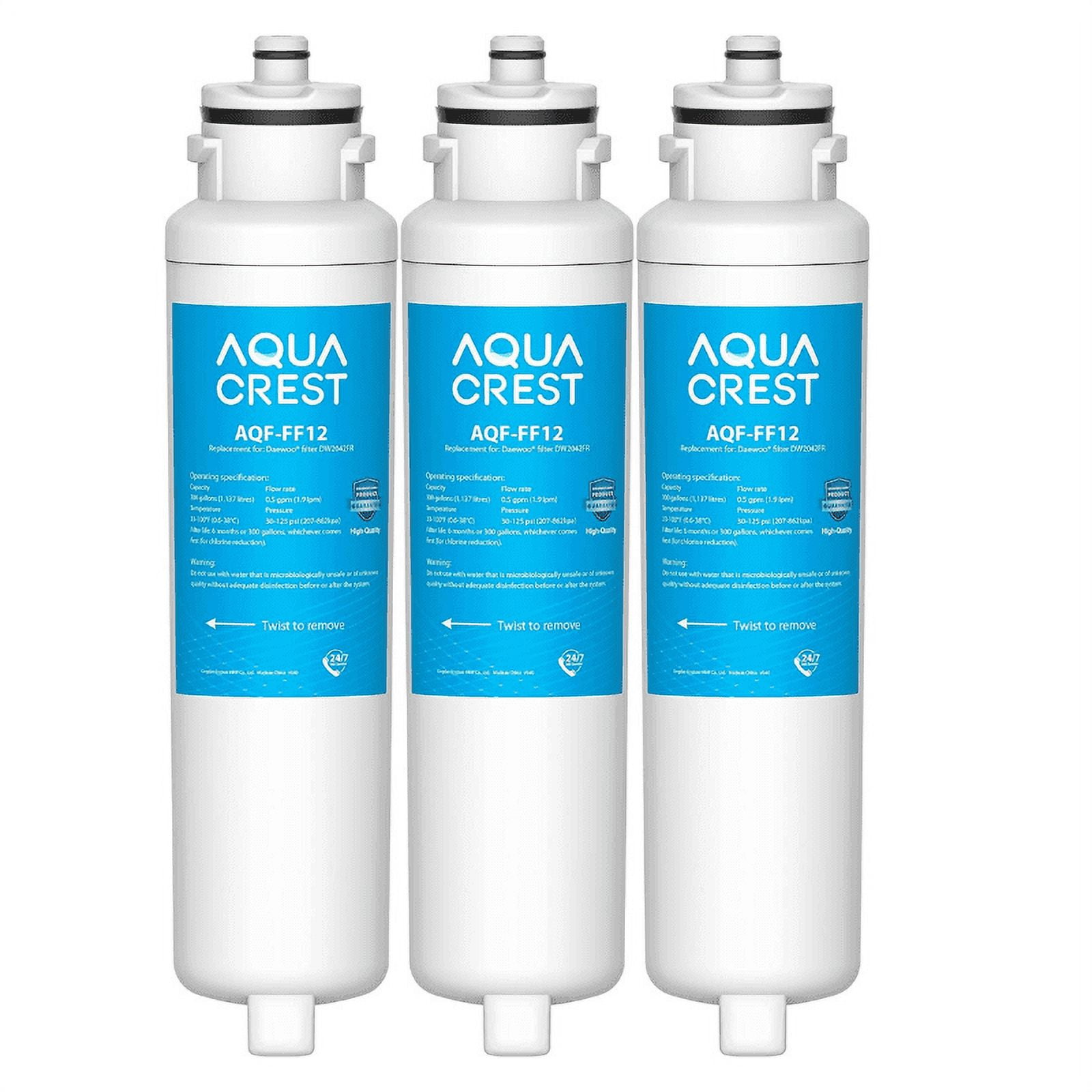 AQUA CREST DW2042FR-09 Refrigerator Water Filter,Replacement for Daewoo  DW2042FR