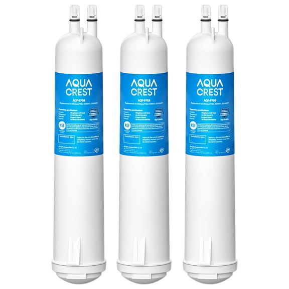 AQUA CREST EDR3RXD1 Replacement for 4396841, Everydrop Filter 3, 4396710,46-9083, 46-9030, Refrigerator Water Filter, 3 Filters