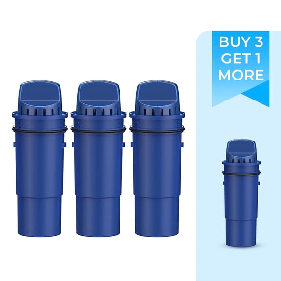 AQUA CREST Replacement for Pur®, Pur® Plus Pitcher Water Filter, CRF950Z, CRF950Z3A, PPF951K, CR-1100C, PPT700W, CR-6000C, PPT711W, PPT711 and More Pitchers and Dispensers, NSF Certified (3+1 Pack)