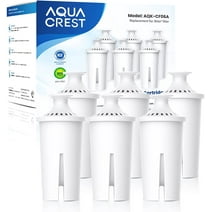 AQUA CREST Replacement for Brita® Pitchers & Dispensers Water Filter Classic OB03, Mavea 107007, 35557 (6 Pack)