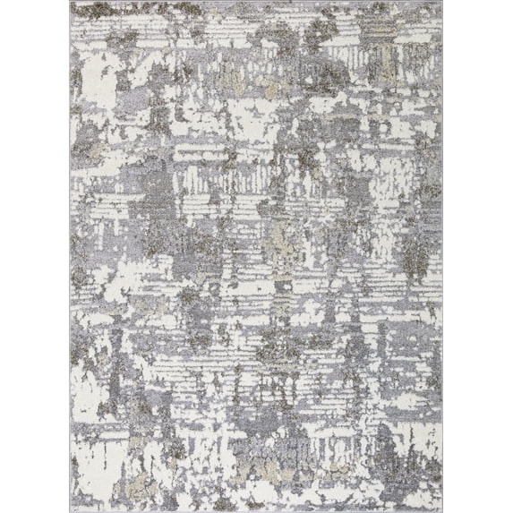 AQUA GRAY 5'3"X7'3" Indoor Area Rug