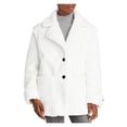 thumbnail image 1 of AQUA Womens Ivory Pocketed Long Sleeve Notched Collar Lined Button Down Jacket S, 1 of 3
