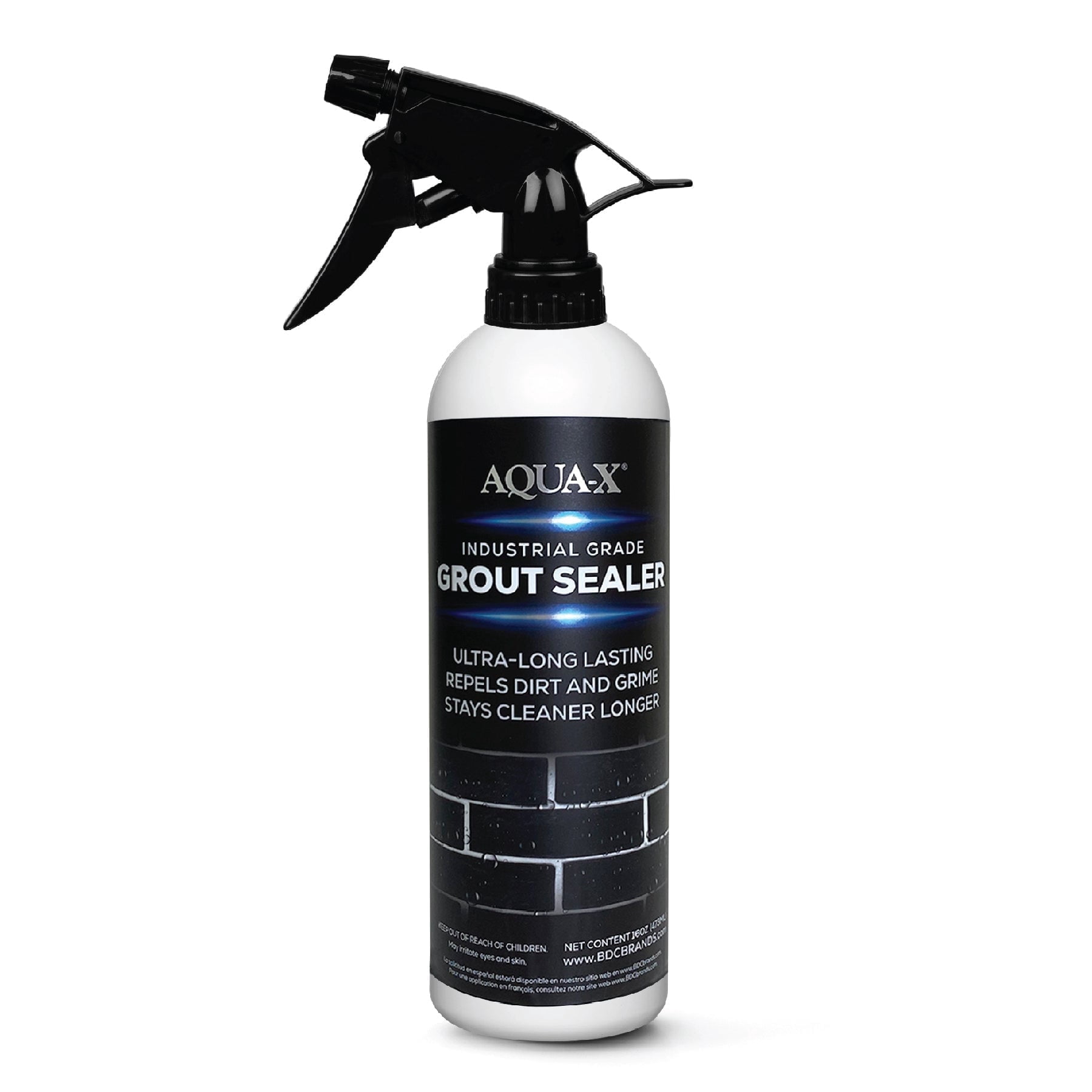 AQUA-X 16 oz Professional Grade Grout Sealer, Clear Sealant for Tile ...