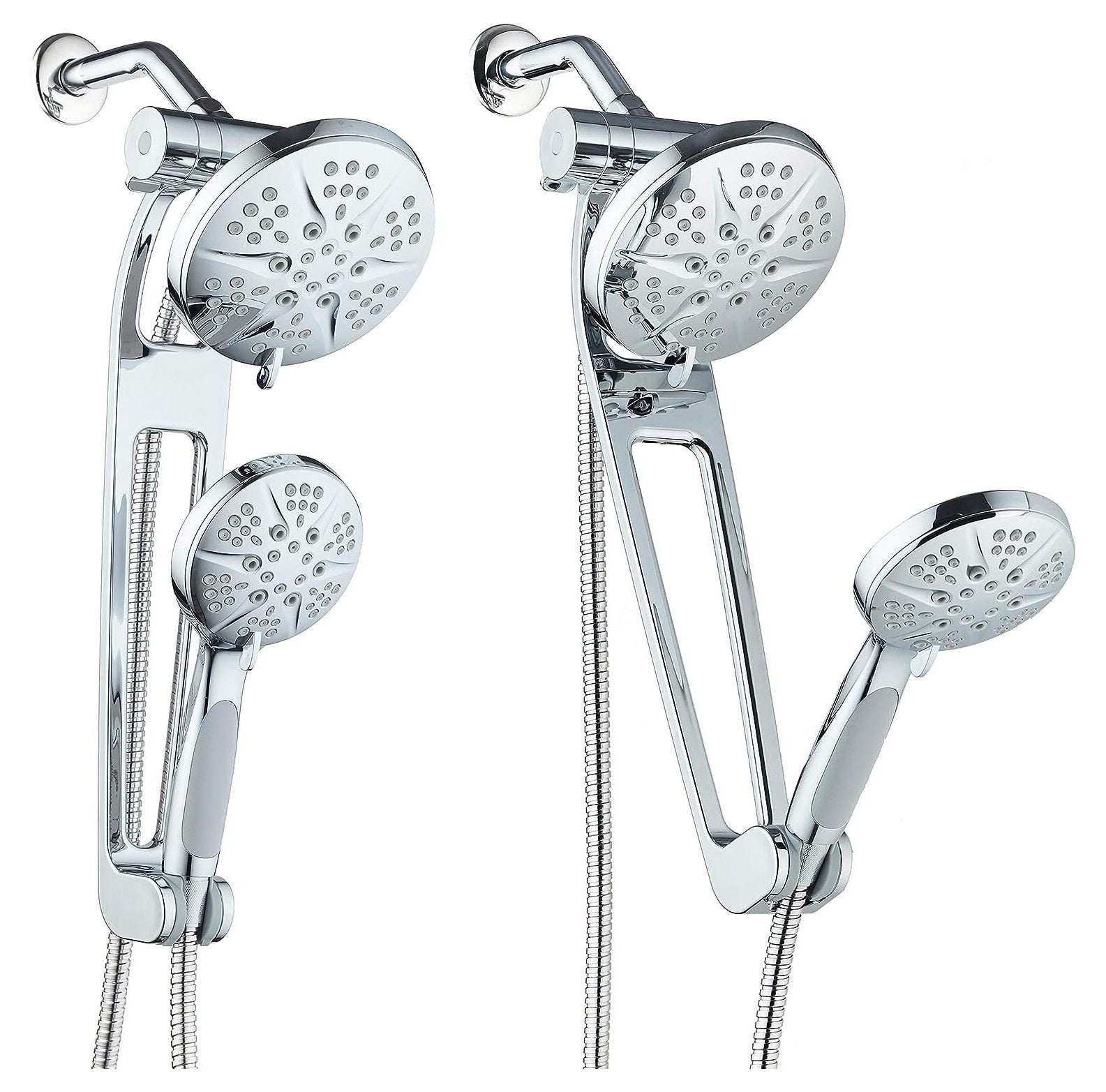 AQUABAR HighPressure 48mode 3way Shower Spa Combo with Adjustable Extension Arm for Total