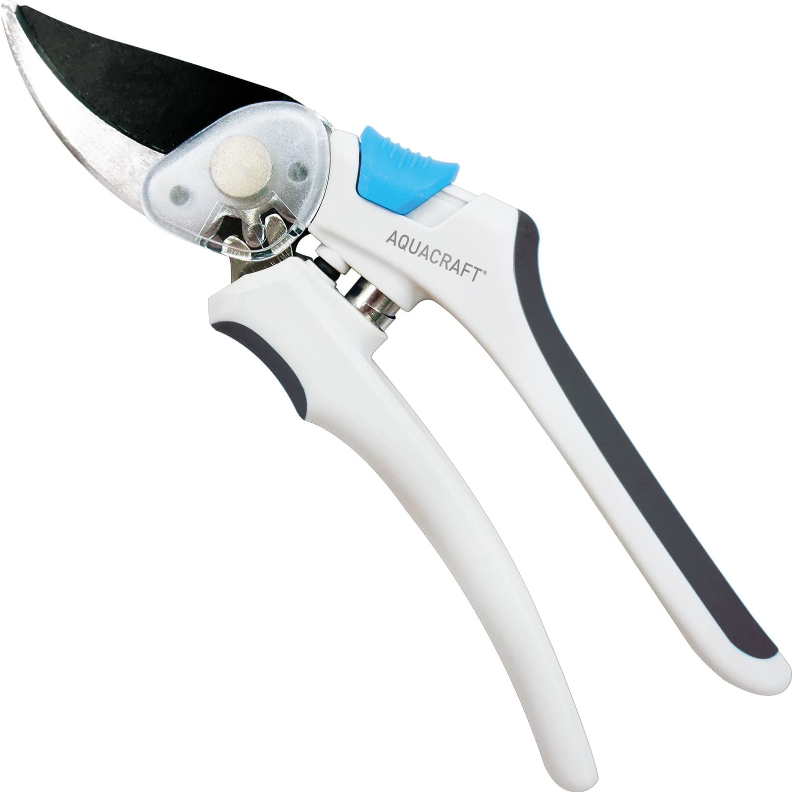 AQUACRAFT Gardening Tools Geared Bypass Pruners, Sharp Precisionground