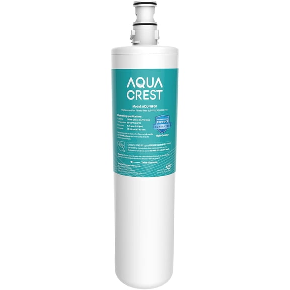 AQUA CREST 3US-PF01 Under Sink Water Filter, Replacement for Advanced Filtrete® 3US-PF01, 3US-MAX-F01H, 3US-PF01H, Delta RP78702, Manitowoc K-00337, K-00338, HF20 HF25 HF27