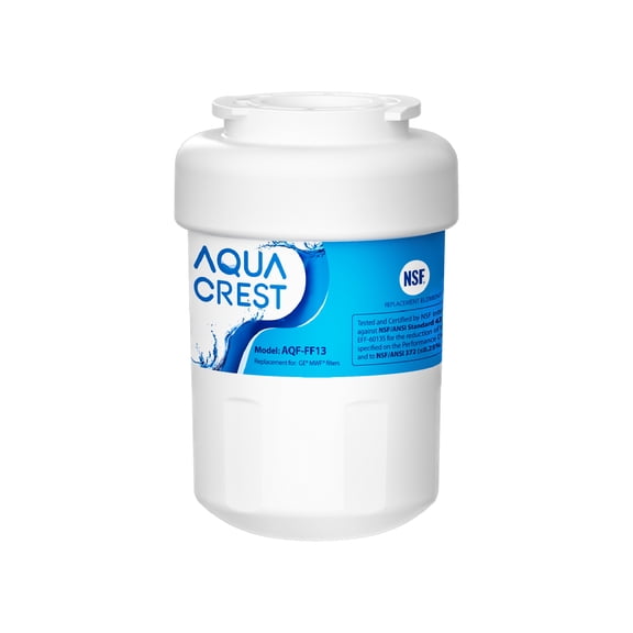 AQUA CREST AQF-FF13 Replacement for GE MWF, SmartWater MWFP, MWFINT, MWFA, GWF, HDX FMG-1, Kenmore 9991 Refrigerator Water Filter