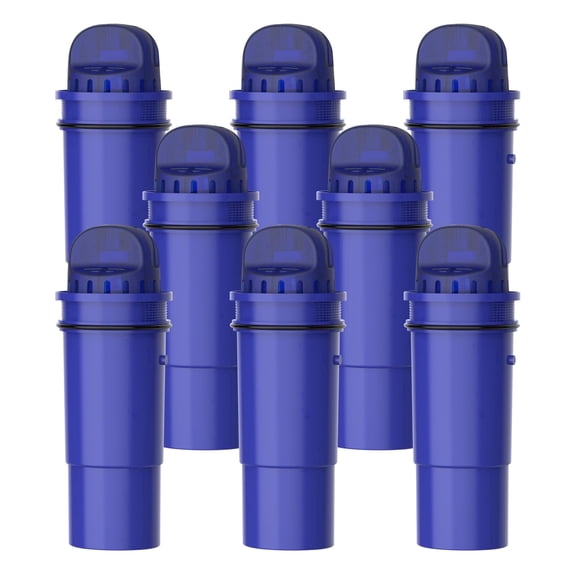 AQUA CREST NSF Certified Filter, Replacement for Pur Plus Pitcher Water Filter, CRF950Z, PPF951K, PPF900Z, DS1811Z, PPT711, PPT111, CR-1100C and All Pur Pitchers and Dispensers, 8 Packs