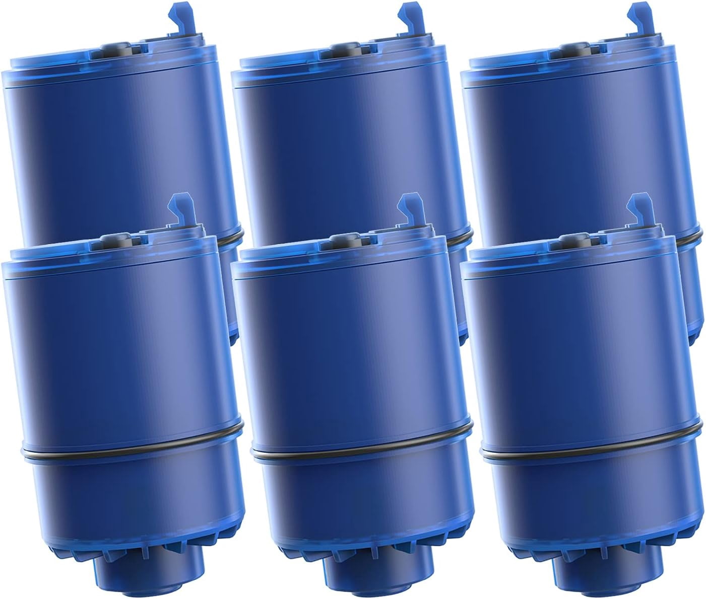 AQUA CREST Replacement for All PUR®, PUR®PLUS Faucet Water Filter，Pur® RF-9999® Faucet Water Filter (5+1 Pack)