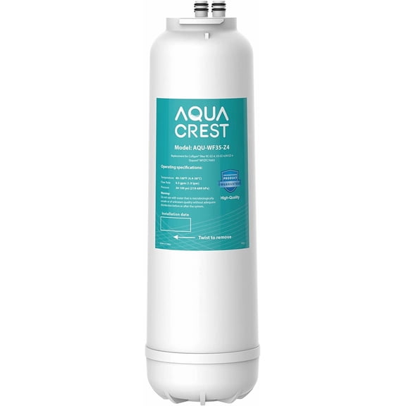 AQUA CREST RC EZ 4 Water Filter, Replacement for Culligan RC-EZ-4, US-EZ-4, RC-EZ-3, DuPont WFQTC30001, WFQTC70001, 3000QT Filter, 2K Gallons