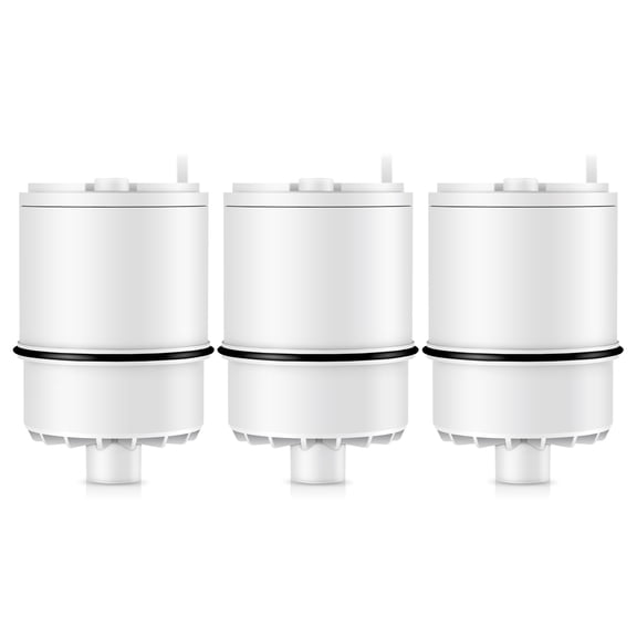 AQUA CREST CF08B Faucet Filter, Compatible with All PUR Plus Faucet Filtration System, Replacement for RF-3375, NSF 42 Certified, 9-Month, 900-Gallon, 3 Pack