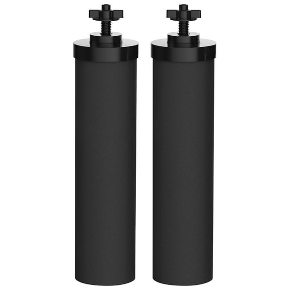 AQUACREST Water Filter Replacement for Berkey® BB9-2® Gravity Water Filter System, Berkey® BB9-2® Black Purification Elements, NSF/ANSI 372 Certified, Pack of 2