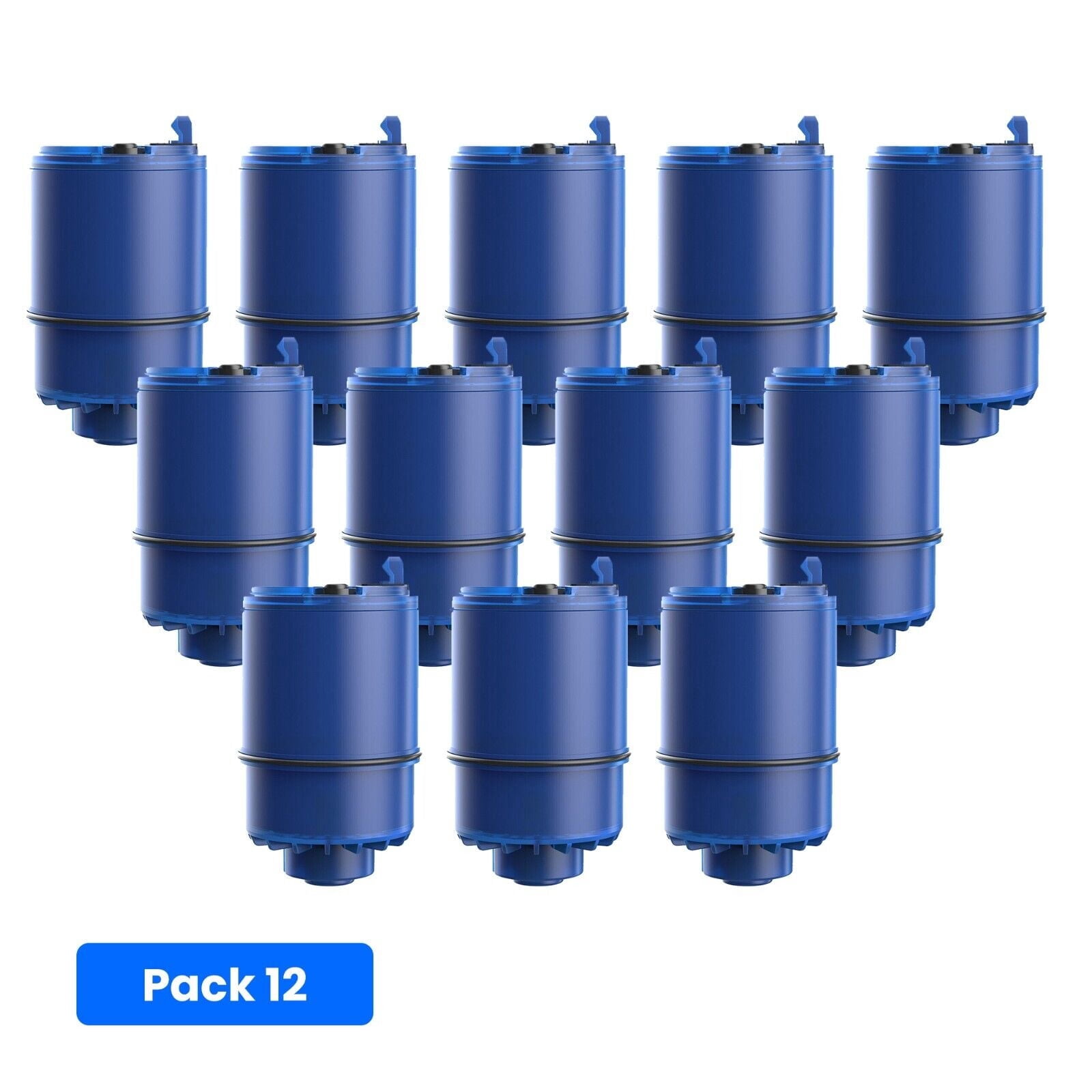 AQUA CREST CF08A Faucet Filter, Compatible with All PUR® Plus Water Filter Replacement for PUR® Plus RF9999® Faucet Water Filter, NSF 42 Certified, 9-Month, 1200-Gallon, 12 Pack