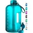 AQUAFIT Water Bottle with Straw Motivational Water Bottle, Big