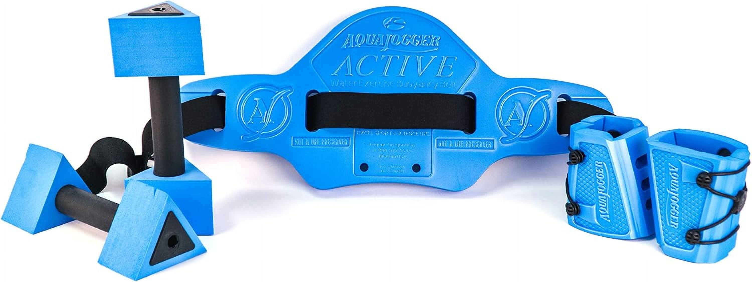 AquaJogger Delta Bell Water Dumbbells - Medium Resistance Foam Barbells For Aquatic Fitness