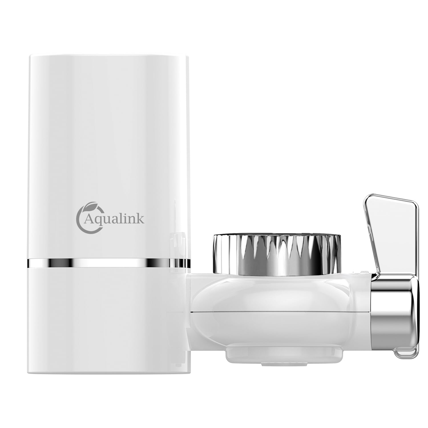 AQUALINK Water Filter for Sink, 320Gallon Faucet Mount Water