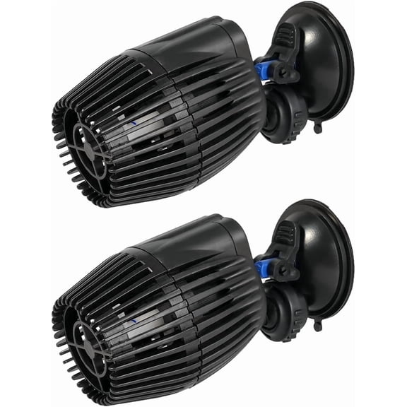 AQUANEAT 2 Pack Aquarium Circulation Pump,800 GPH Fish Tank Powerhead, Saltwater Wave Maker, Submersible Water Pump with Suction Cup