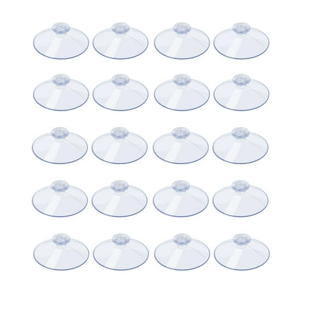 AQUANEAT 2000pcs Suction Cups without Hooks 1.8 Inch Clear Sucker Pads