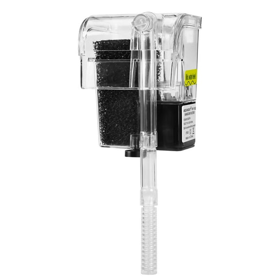 AQUANEAT Aquarium Filter Hang on HOB Power Filter 5 Gallon Small Fish Tank Filter