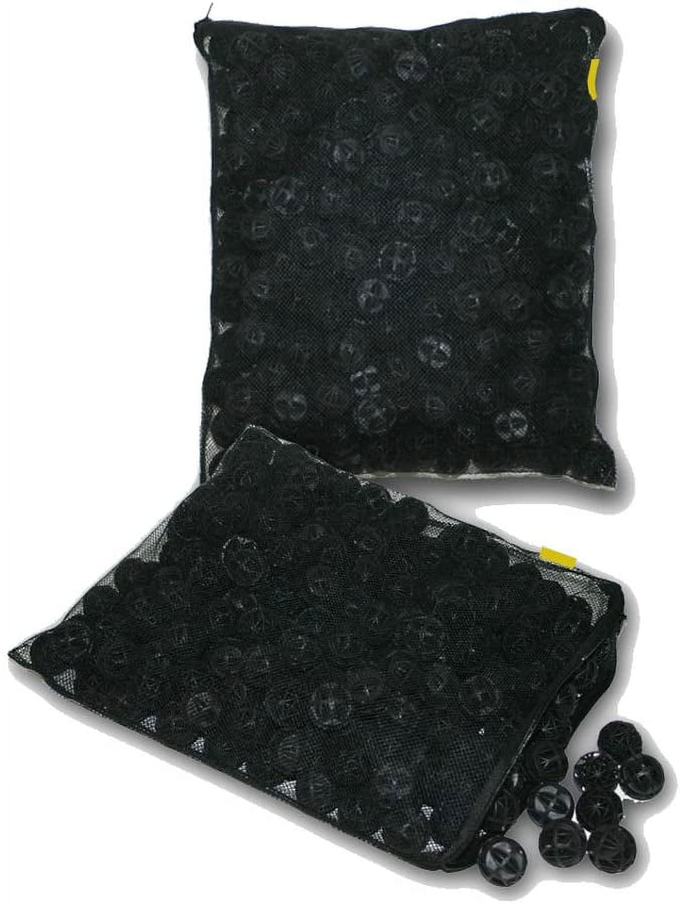 AQUAPAPA 500SB Bio Balls with Sponge Filter Media for Aquarium Fish Tank Pond Filtration, 500 Pcs in 2 Bags