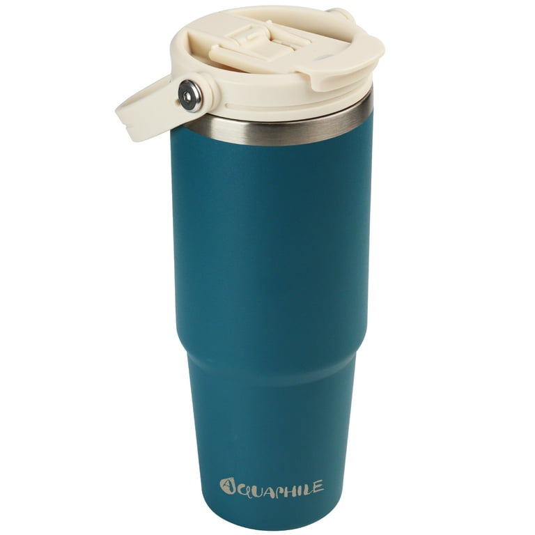  30 oz Tumbler with Handle and Straw Lid for Water