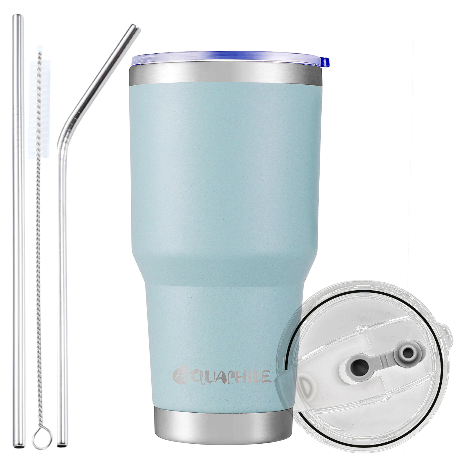AQUAPHILE 30 Oz Tumbler Lid Straw Stainless Steel Vacuum Insulated Water Coffee Tumbler Cup Double Wall Powder Coated Spill Proof Travel Mug Thermal: An Honest Look