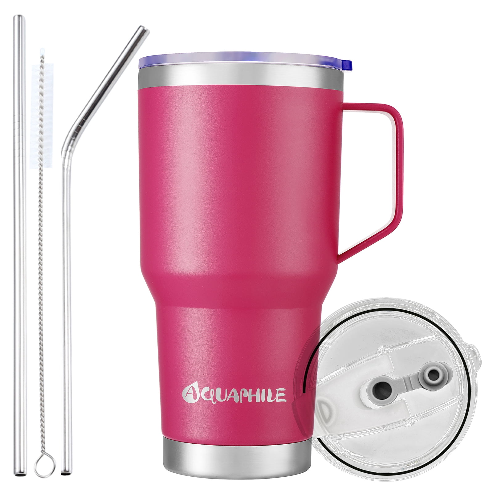 AQUAPHILE 30oz Stainless Steel Insulated Coffee Mug with Handle
