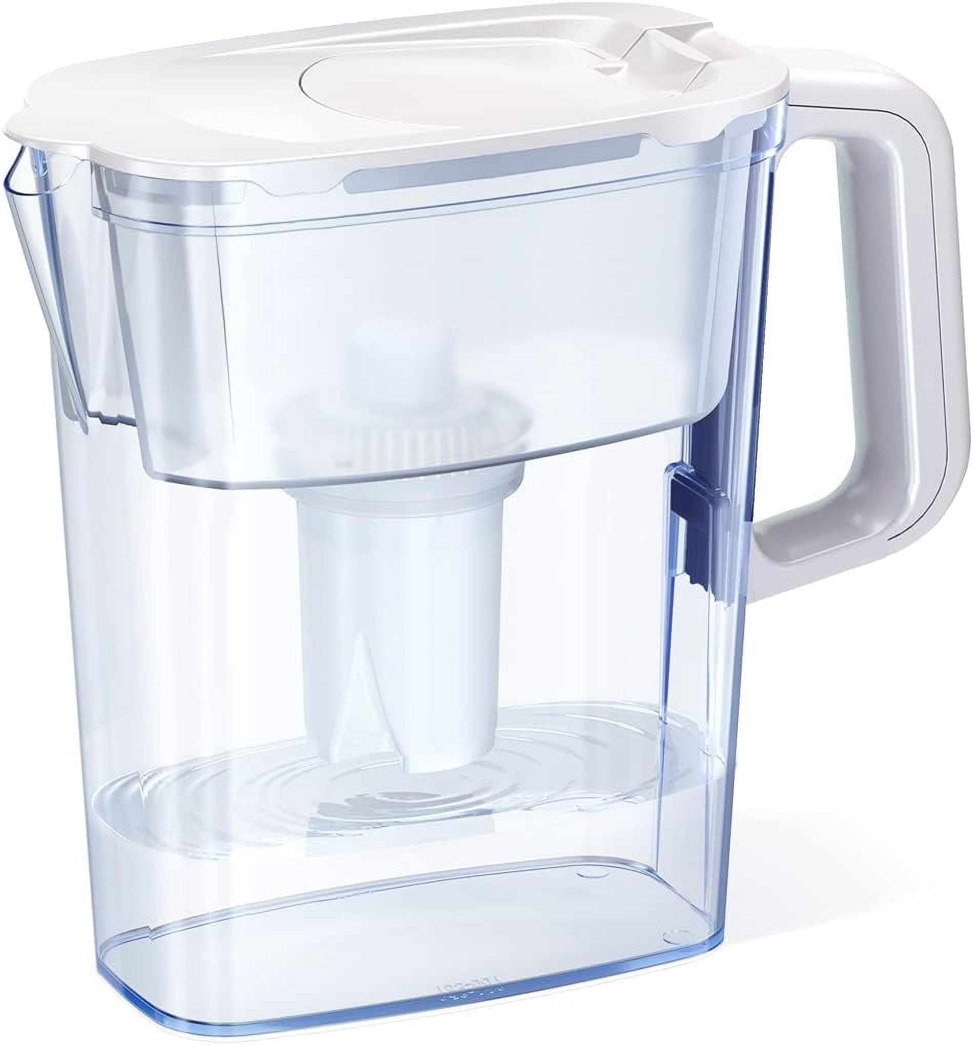 AQUAPHOR Compact 5-Cup Water Filter Pitcher - White with 1 x B15 Filter ...