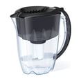 thumbnail image 1 of AQUAPHOR Ideal 7-Cup Water Filter Pitcher - Black with 1 x B15 Filter - Fits in the Fridge Door - Reduces Limescale and Chlorine - Ideal for Seven Cups, 1 of 7