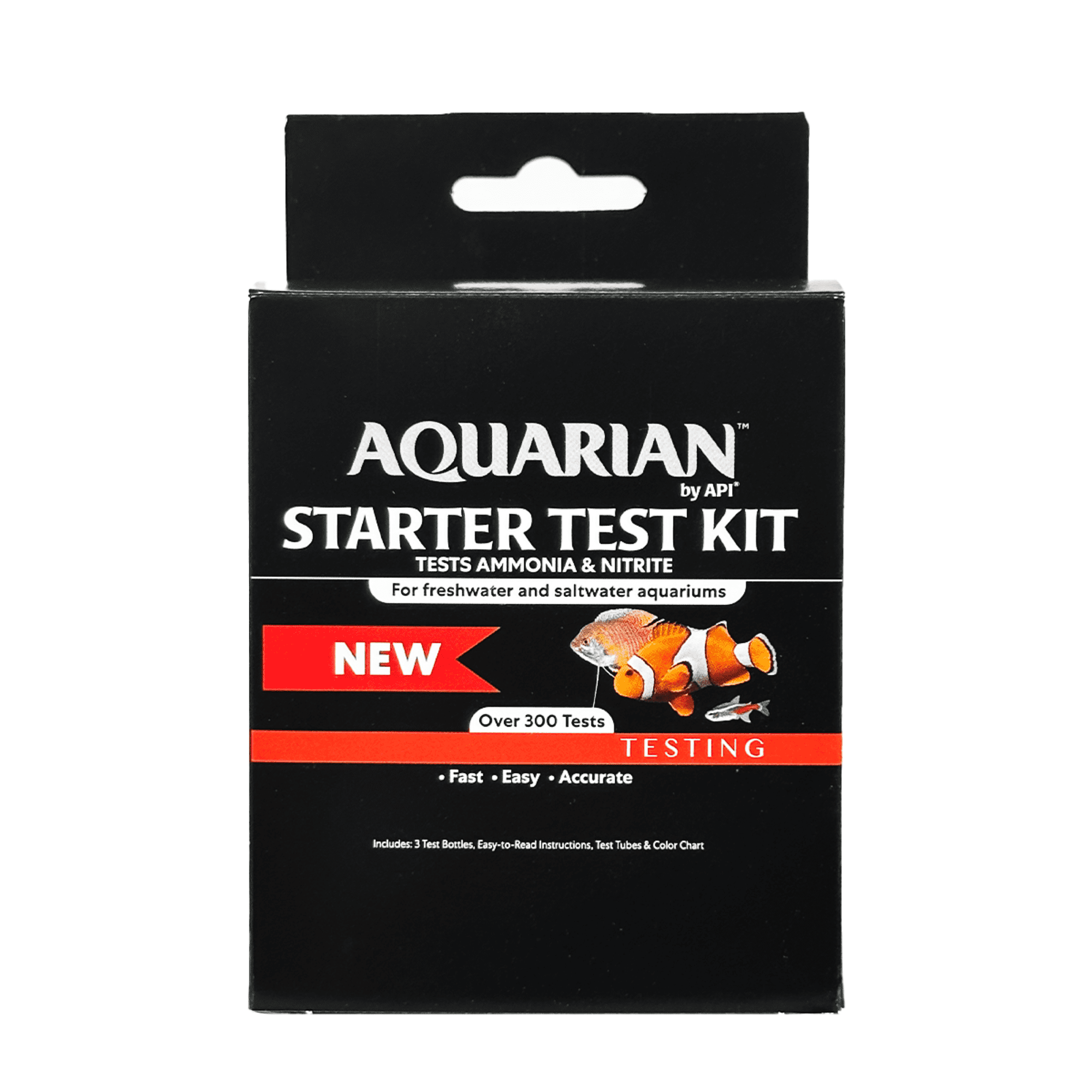 Aquarian By API Aquarium Starter Test Kit 300 ct Box