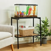 Vibrant Life Aquarium Stand, Warm Walnut Finish, 25.75L x 14.76W x 28.03H