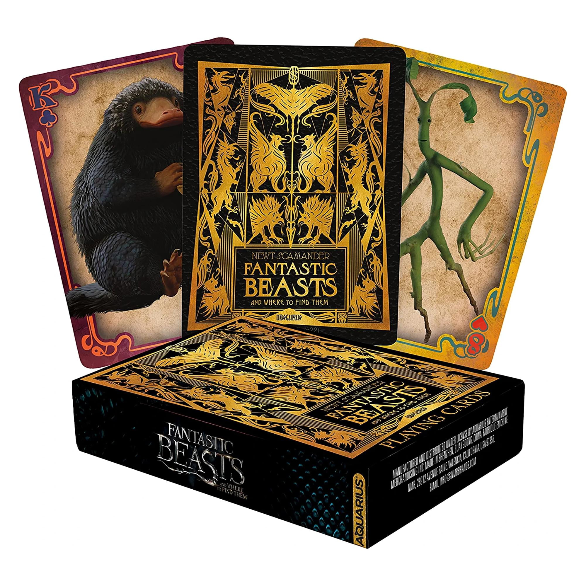 AQUARIUS Fantastic Beasts Playing Cards