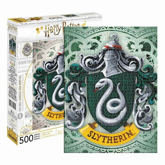 AQUARIUS Harry Potter Slytherin Logo 500-Piece Jigsaw Puzzle