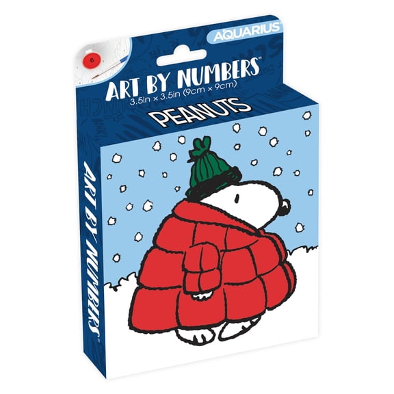 AQUARIUS Peanuts Christmas Micro Art by Numbers (PDQ) (3.5" x 3.5")