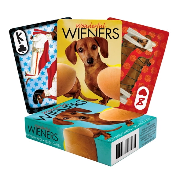 AQUARIUS Wonderful Wieners Playing Cards