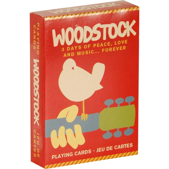 AQUARIUS Woodstock 2 Playing Cards