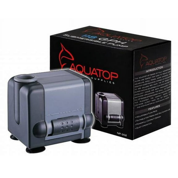 AQUATOP 118 GPH Aquarium Submersible Pump NP-302