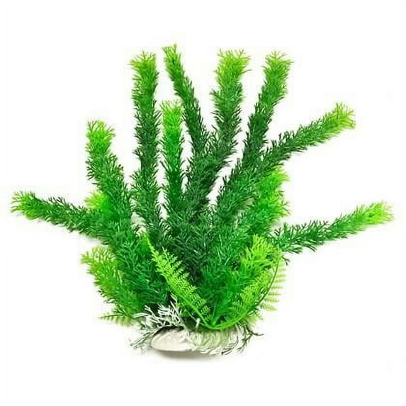 AQUATOP 12 Inch Cabomba-Like Aquarium Plant with Weighted Base PD-BH03