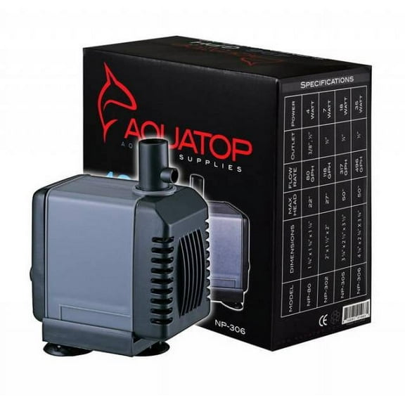 AQUATOP 496 GPH Aquarium Submersible Pump NP-306