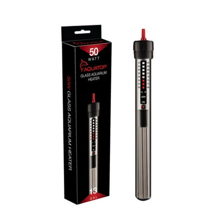 AQUATOP GH-50W 50 Watt Aquarium Submersible Glass Heater