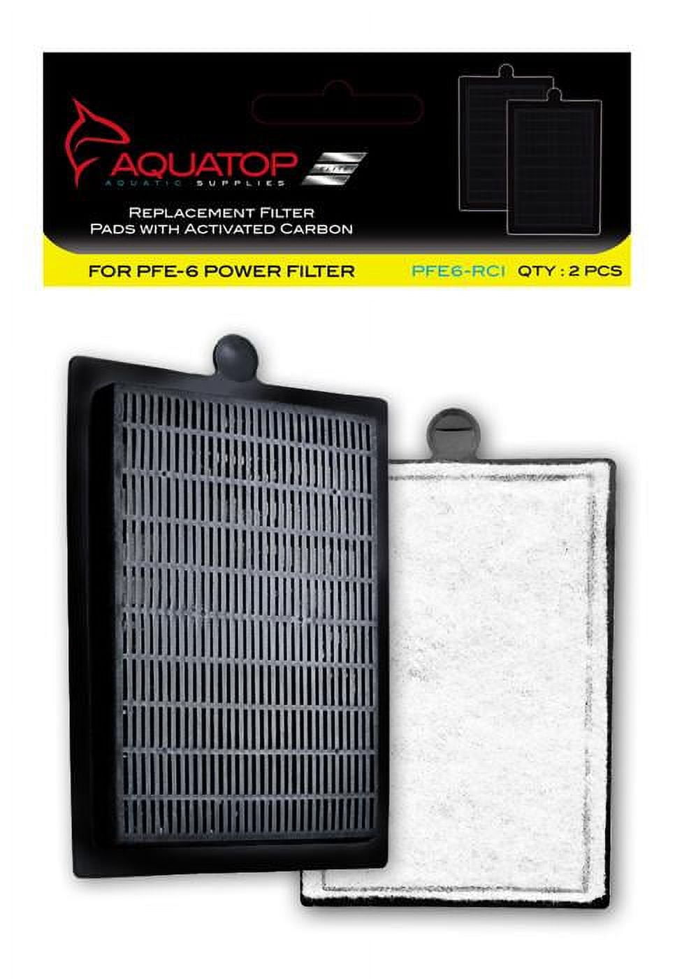 AQUATOP PFE-6 Replacement Filter Inserts with Activated Carbon ...
