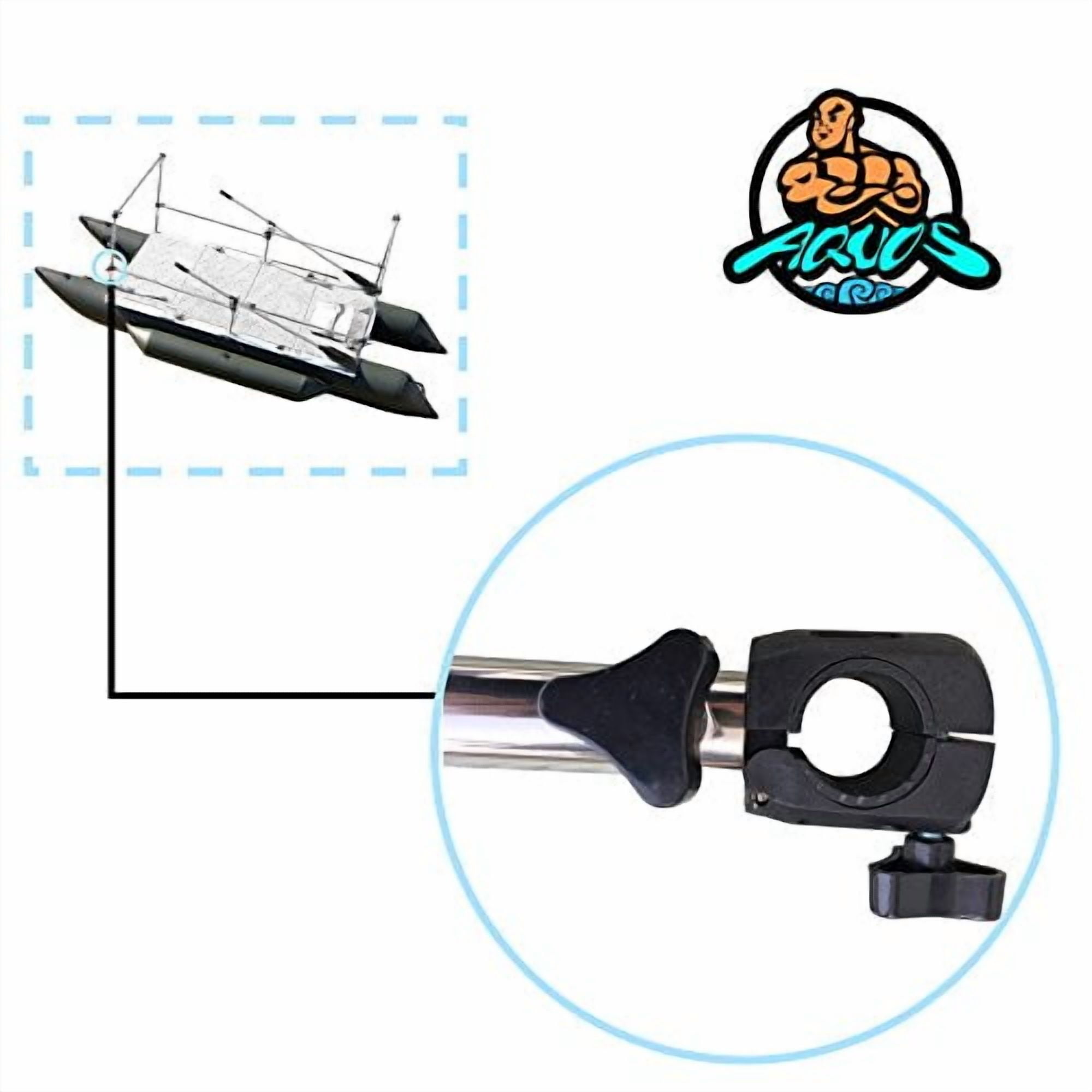 AQUOS Guard Bar Inflatable Pontoon Boat for Inflatable Raft Fishing ...