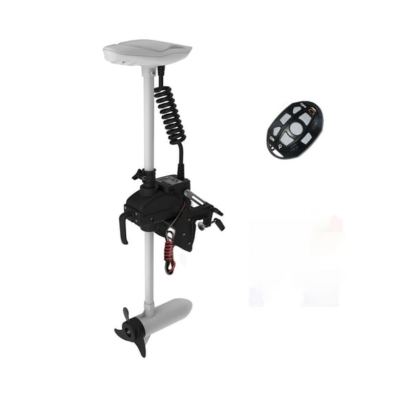 AQUOS Haswing 12V 55LBS 26inch Shaft 2.4 G Remote Trolling Motor Freshwater and Saltwater Use
