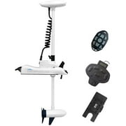 AQUOS Haswing CaymanB 12V 55LBS 48inch Bow Mount Trolling Motor with Wireless Remote Control, Foot Control, Quick Release Bracket